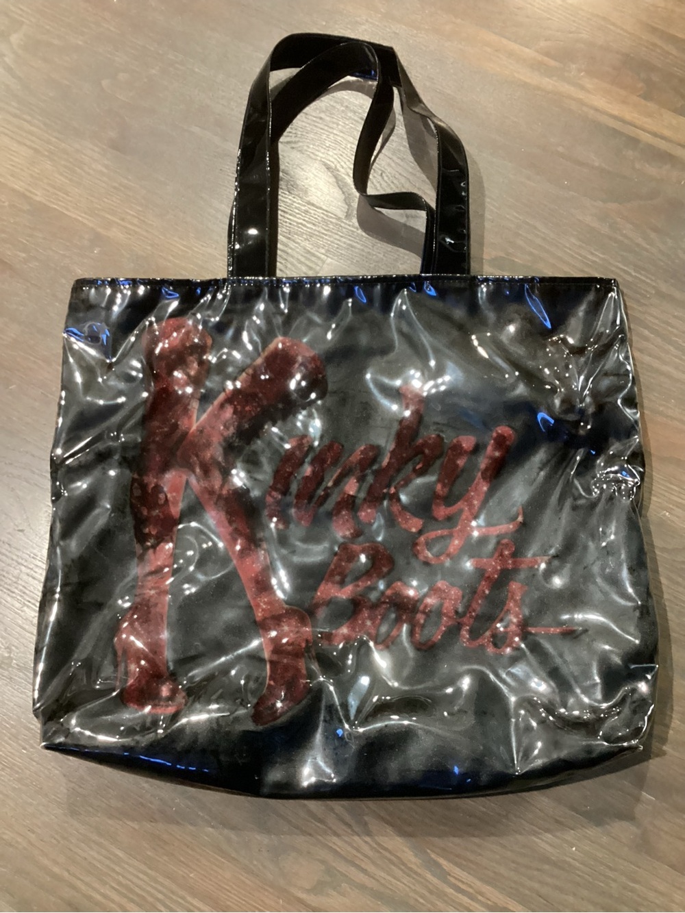 Kinky Boots The Musical Carry All Black Patent with Red 'Kinky Boots' Logo